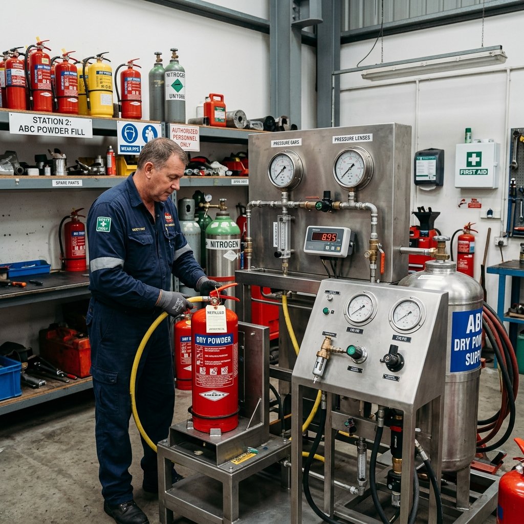 Refilling & Servicing of Fire Extinguishers